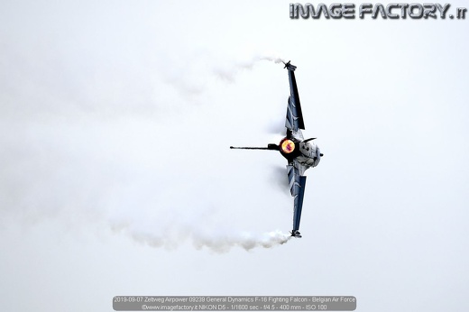 2019-09-07 Zeltweg Airpower 09239 General Dynamics F-16 Fighting Falcon - Belgian Air Force